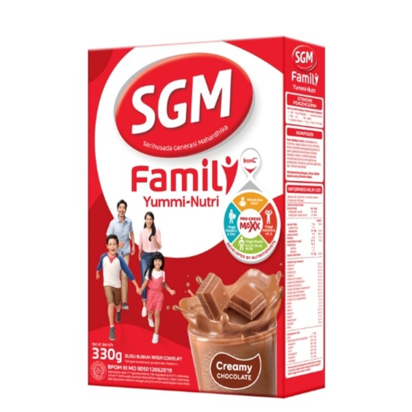 

SGM Family Yummi-Nutri Susu Bubuk Chocolate Box 330 gr