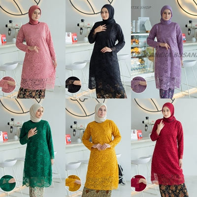 atasan Kebaya Tunik / Tunik Brukat / Tunik Brukat  / Kebaya Modern / Kebaya Brukat / Kebaya Wisuda d