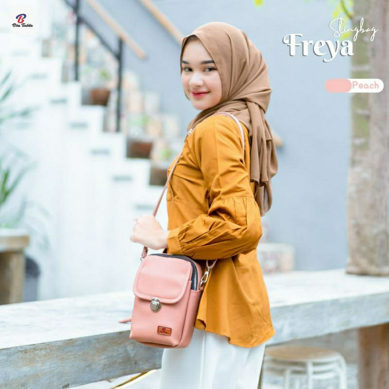 tas selempang wanita/tas selempang hape/tas selempang wanita freya
