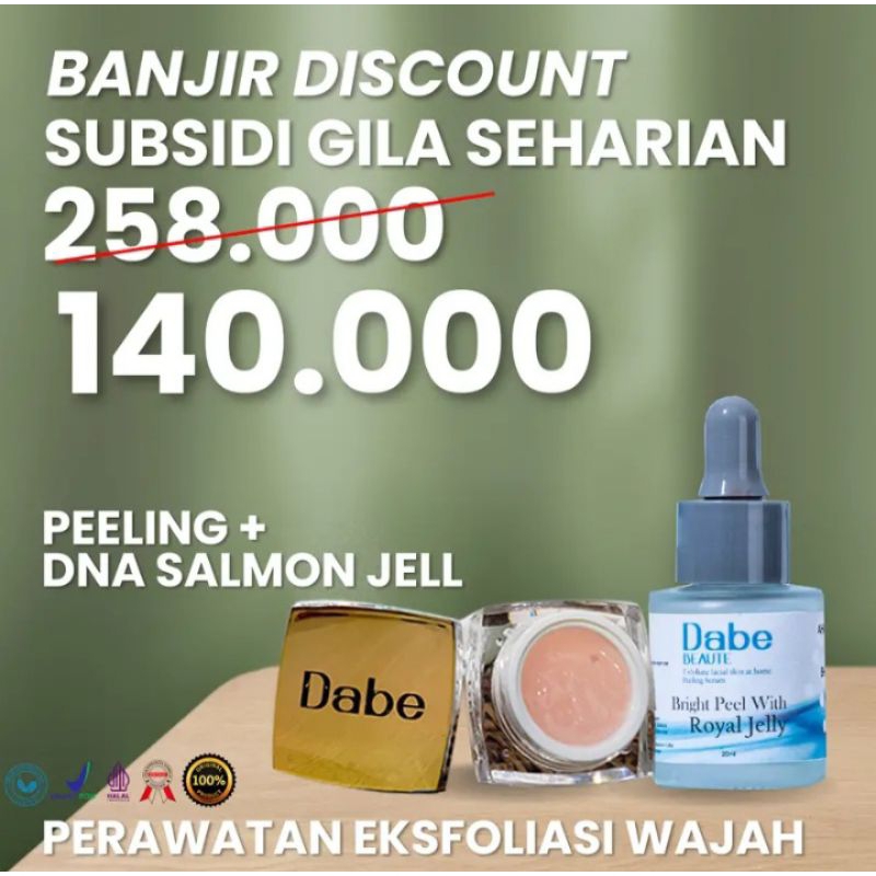 (READY) Dabe Beaute DNA Salmon + Peeling Serum
