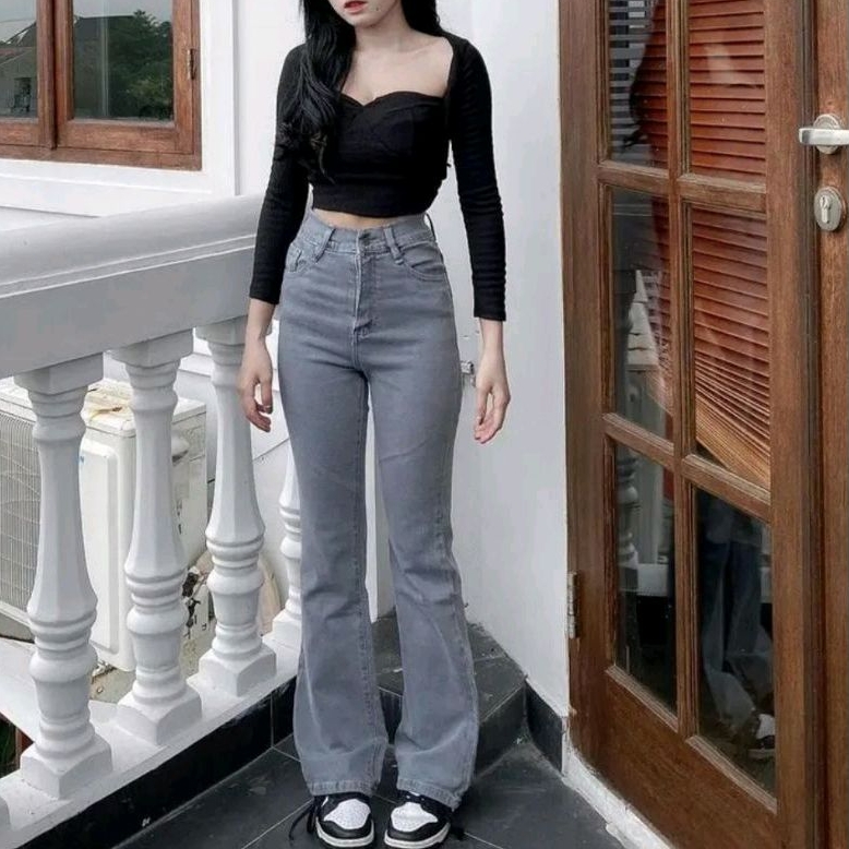 Celana Cutbray Jeans Premium Super | High Waist Cutbray Streach | Cutbray Melar Highwaist Vintage