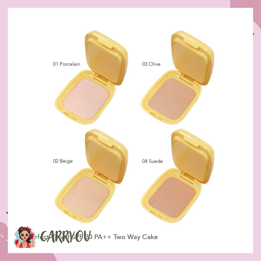 [NEW] MADAM GIE PERFECT VELVET SPF 30 TWO WAY CAKE BEDAK PADAT - OLIVE 3