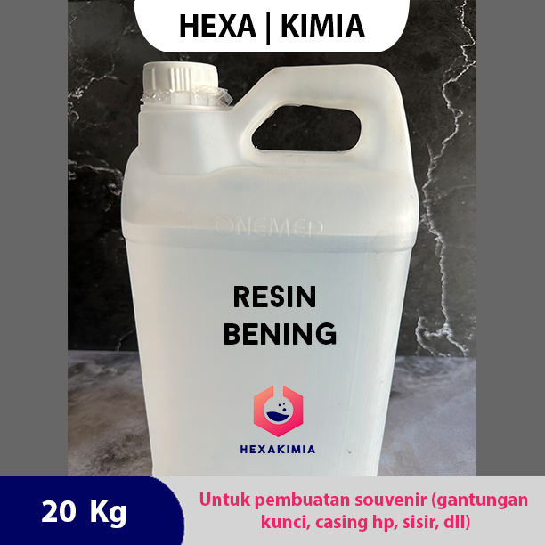 Resin Bening 20 Kg - Resin Super Bening Murah - Resin Polyester Bening - Resin Fiber Bening - Resin