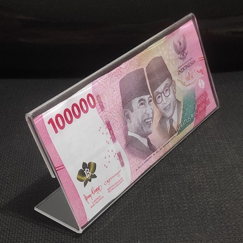 

1 Stand Akrilik Ukuran Untuk Uang Kertas / Foil