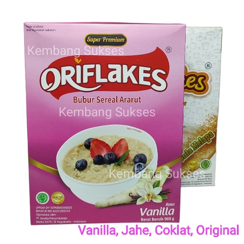 

PROMO ORIFLAKES - 2 BOX Sereal Umbi Garut Asam Lambung Maag Gerd 900 gram