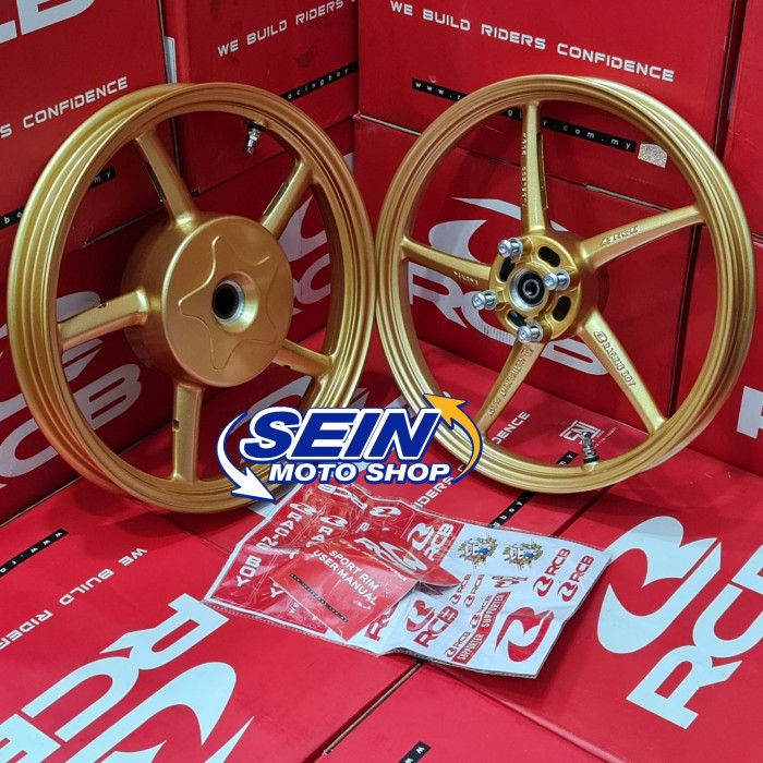Velg Rcb Click 125 Beat Vario125 150 New Old 140/160-14 Gold