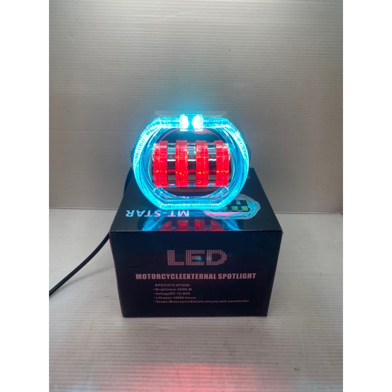 Lampu utama Biled mode Projie Biled proji 4 lensa 8D plus shroud 4.5 inc Projie Billed 4 lensa