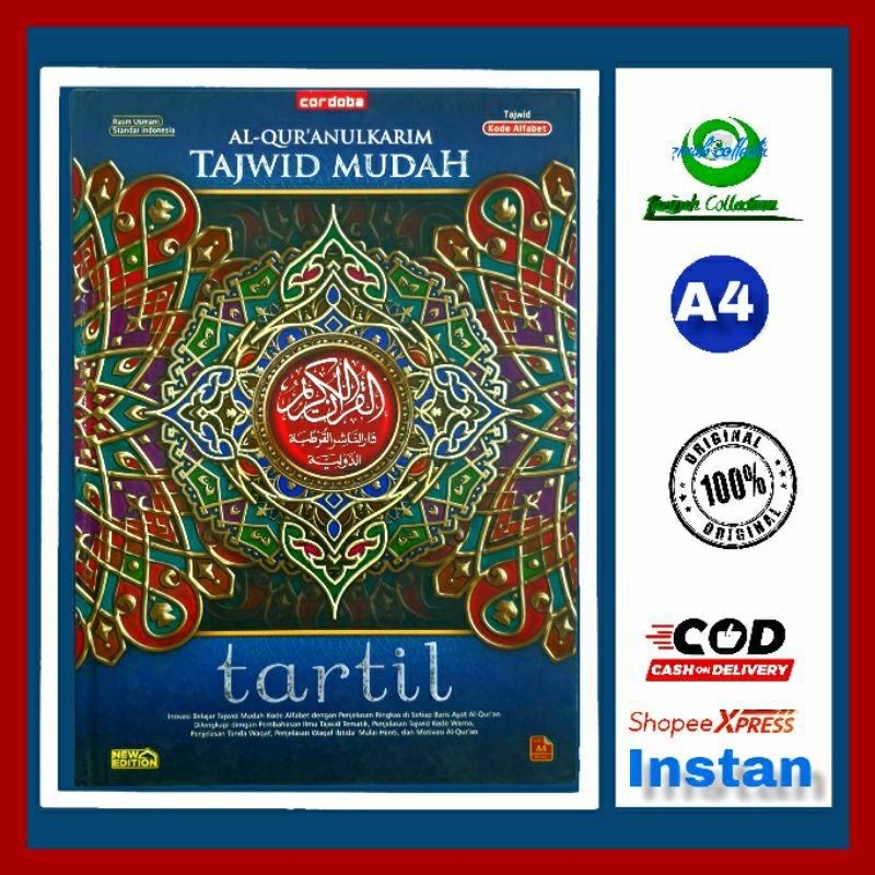 AL-QUR'AN  TAJWID MUDAH  AT-TARTIL _ALQURAN  LATIN  WAQAF &IBTIDA
