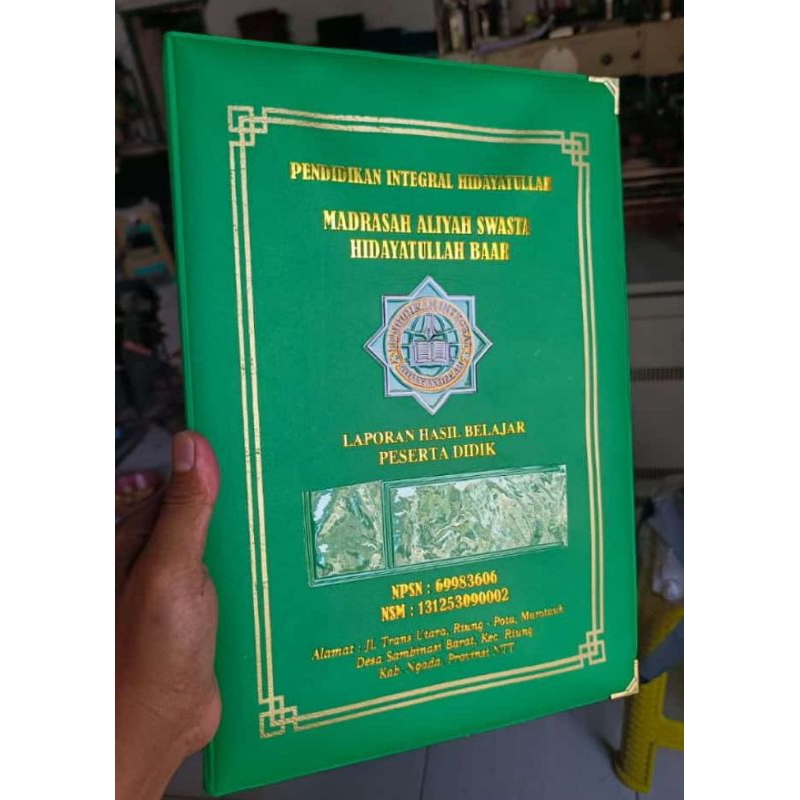 

Variasi Map Raport/Ijazah k13