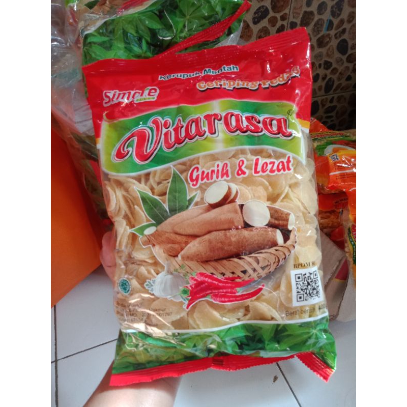

vitarasa kerupuk/cerimping singkong ll kemasan 400gr