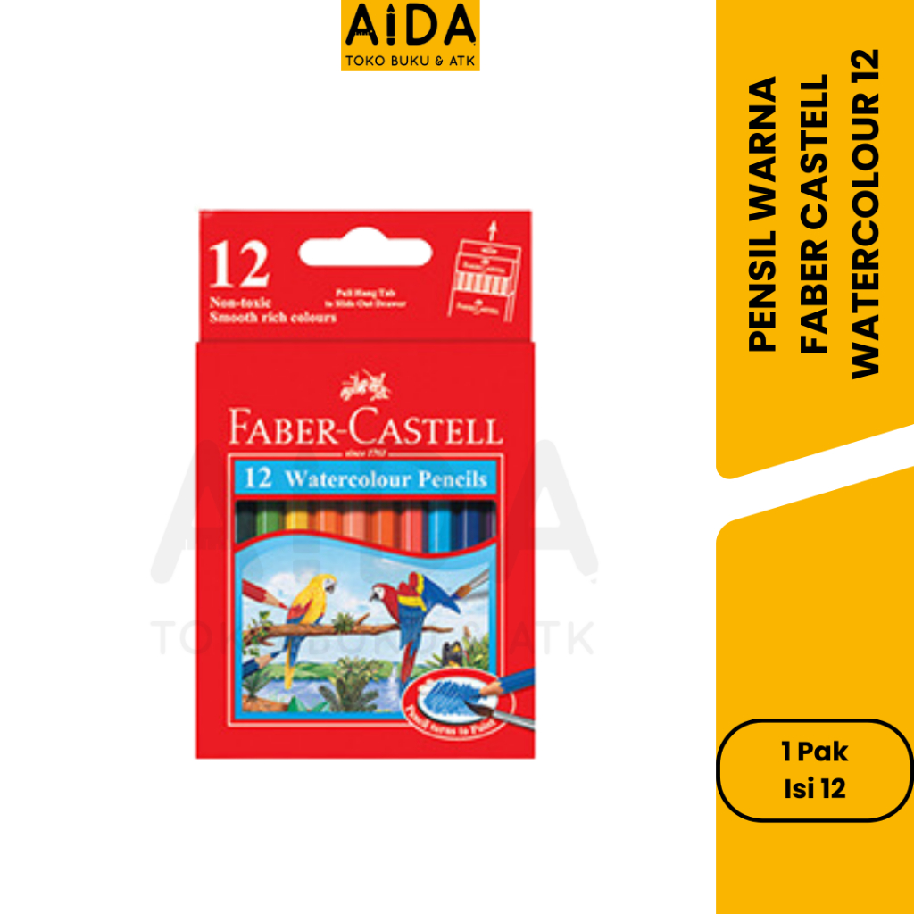 

Pensil Warna Faber Castell WaterColour 12 Short Murah