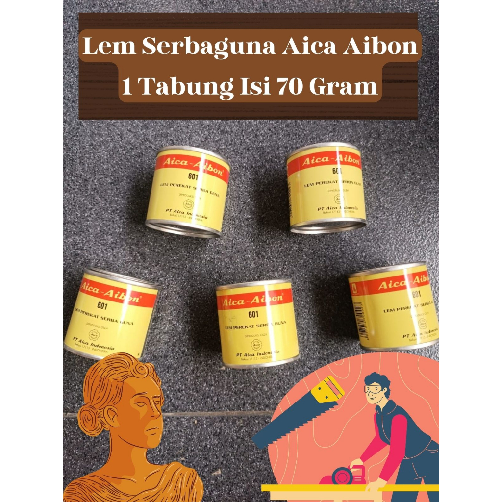 

LEM SERBAGUNA AICA AIBON 1 TABUNG ISI 70 GRAM 1 PCS