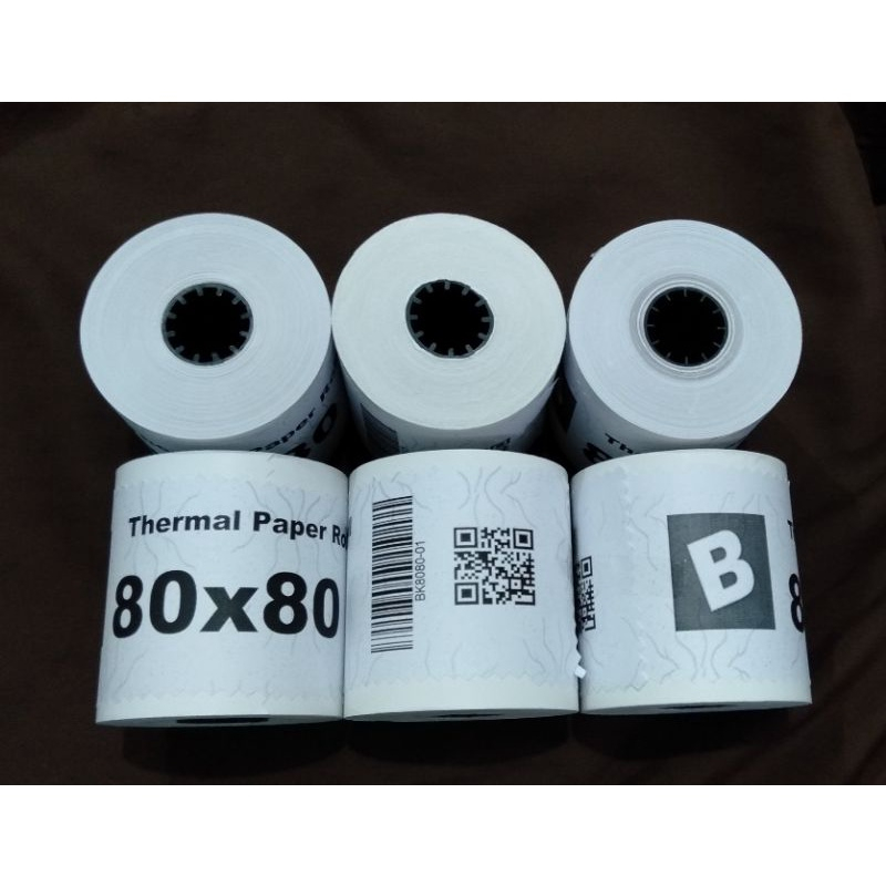 

(promo) Kertas printer 80x80mm struk kasir thermal roll