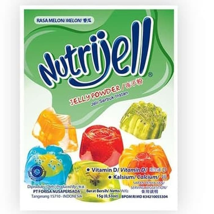 

Jeli Serbuk Instan- Nutrijell jelly Powder Rasa Melon 15 g