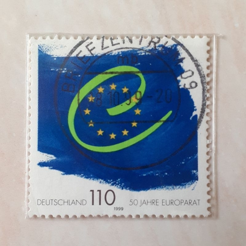 

Perangko Jerman 50th Anniversary of Council of Europe - Emblem Tahun 1999