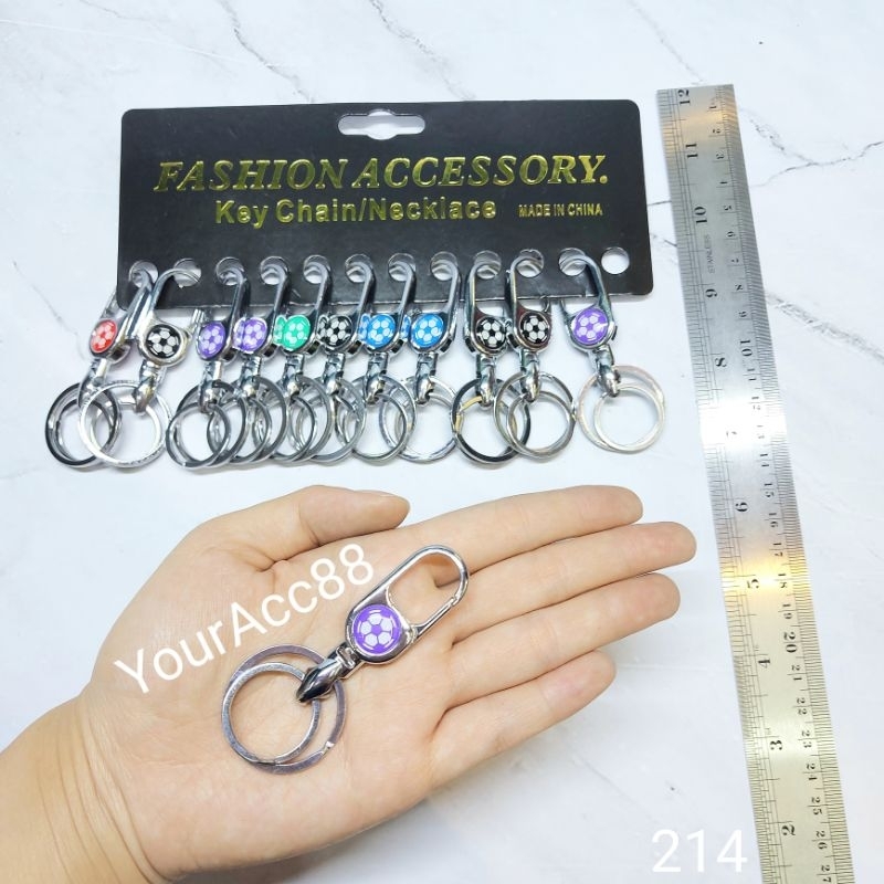 GANTUNGAN KUNCI RING BESI PER STAINLESS (12pcs) GANTUNGAN KUNCI LUCU GANTUNGAN KUNCI UNIK GANCI KOLE