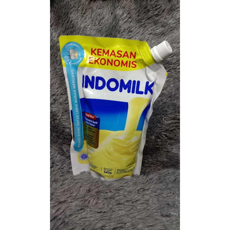 indomilk kental manis coklat kemasan pouch