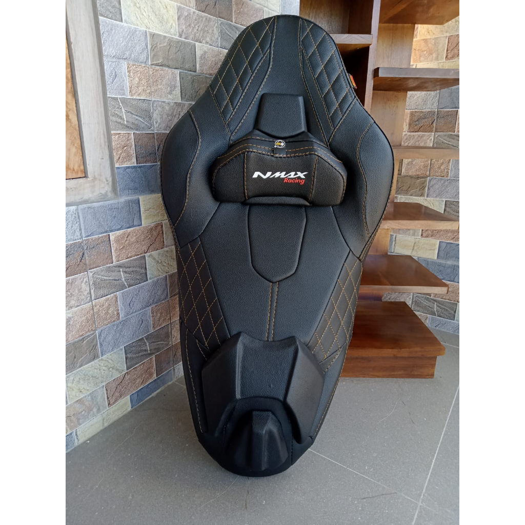 Jok custom nmax old kulit mbtech-Jok mbtech nmax old