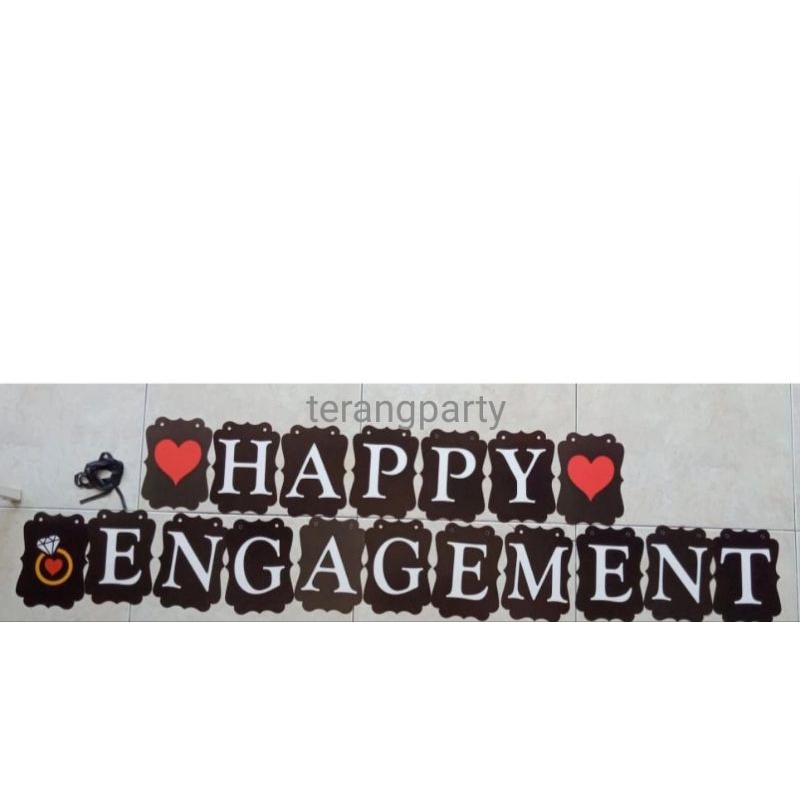 TULISAN HAPPY ENGAGEMENT / RANGKAIAN HAPPY ENGAGEMENT