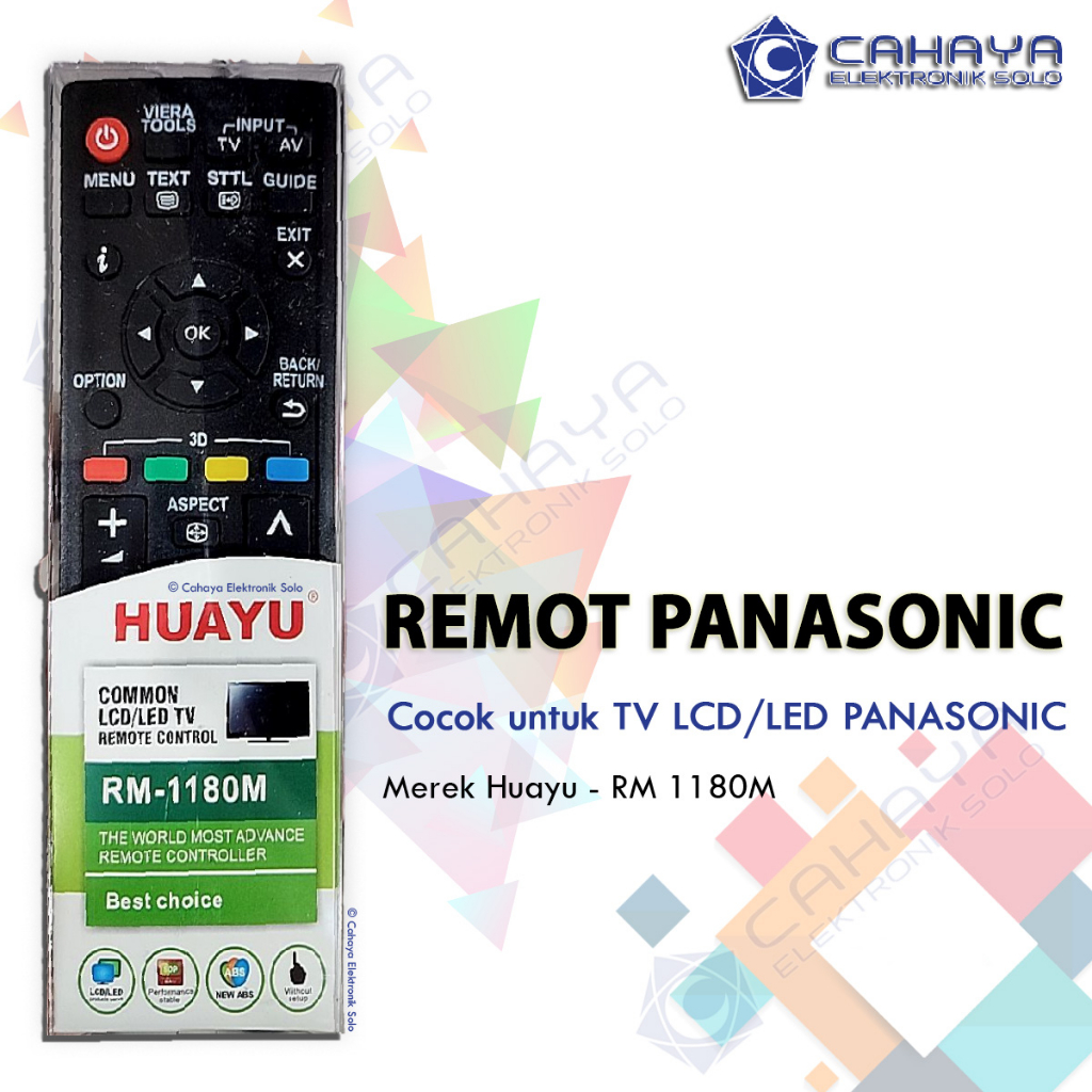 Remot TV LED Cocok untuk Panasonic LCD Huayu Televisi Multi