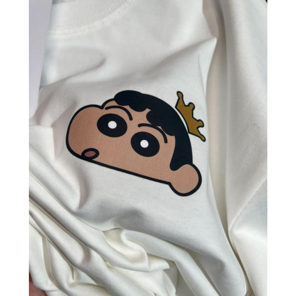 SINCHAN FACE CARTOON MEME T-SHIRT
