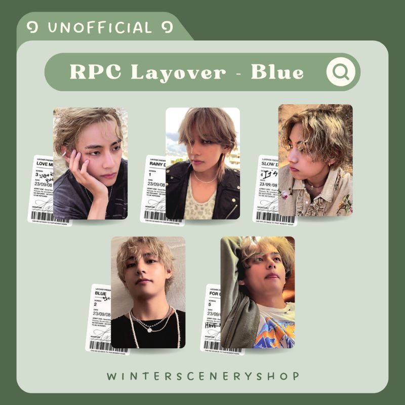 ꒰ winter scenery ꒱ Photocard V Taehyung BTS - Layover Album Photocard ⭑.ᐟ 𝙪𝙣𝙤𝙛𝙛𝙞𝙘𝙞𝙖𝙡 ⭑.ᐟ | 1 set dap