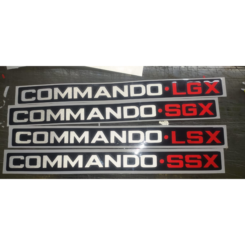 sticker  kijang COMMANDO SGX, LSX, SSX, LGX