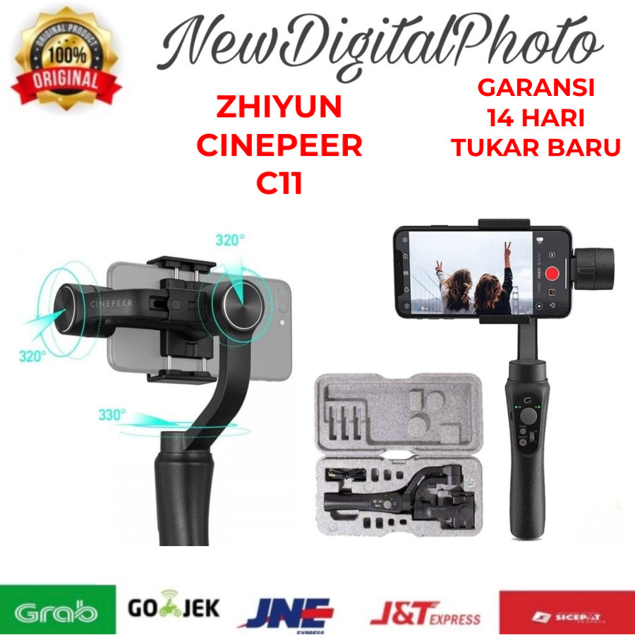 Zhiyun Cinepeer C11 3-axis Phone Gimbal Stabilizer / Smartphone Gimbal Stabilizer