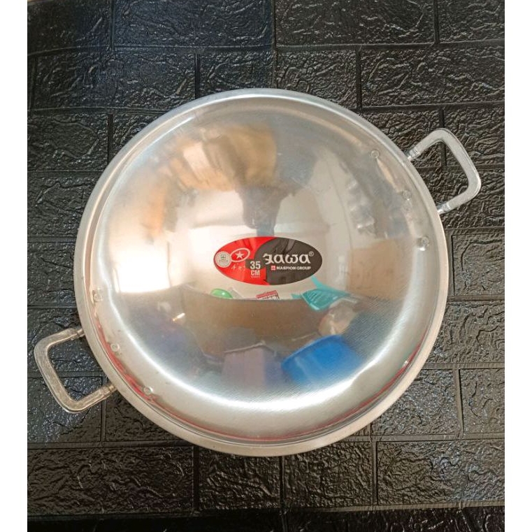 WAJAN PENGGORENGAN ALMUNIUM JAWA 35 CM