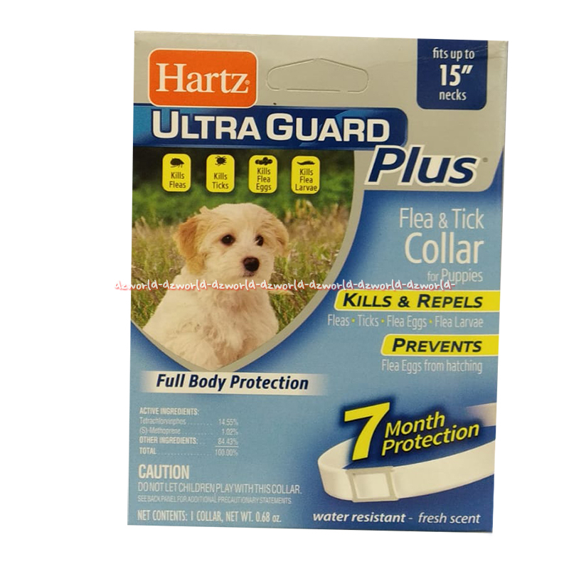 Hartz Ultra Guard Kills Flea & Ticks Collar Obat Kutu Anjing Hart Ultra Guard Kalung Kutu Doggie Har