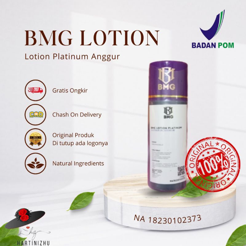 BMG LOTION PLATINUM ORIGINAL UNGU