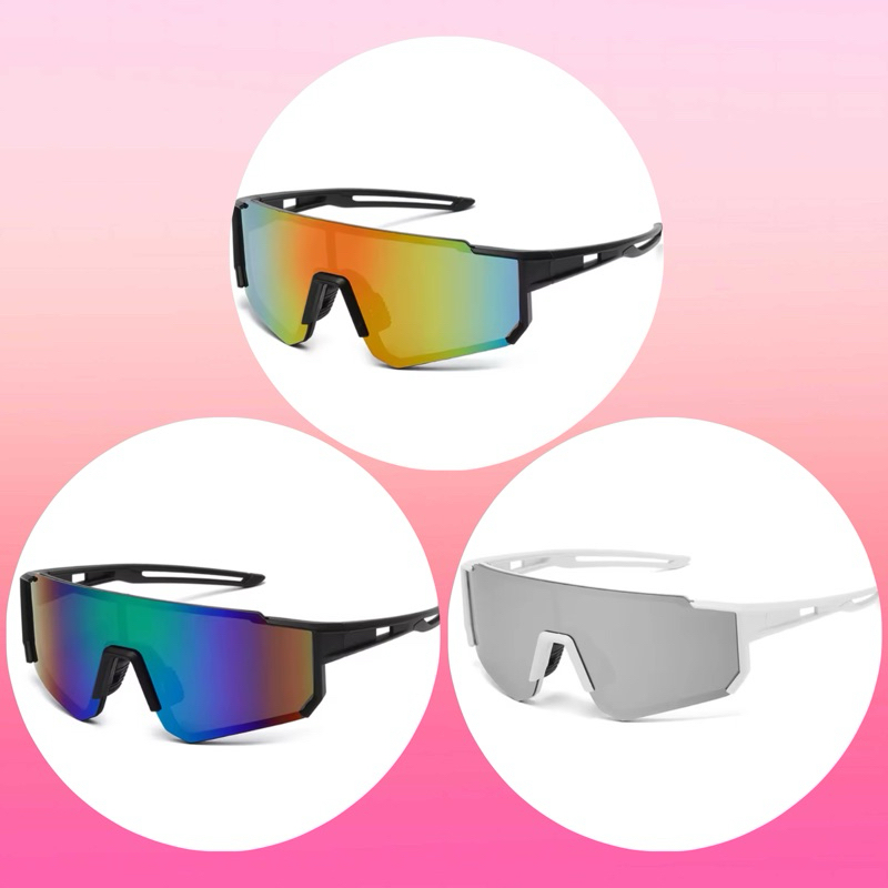 Kaca mata Olah Raga Running Sepeda Gowes Mancing