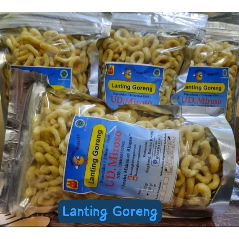 Lupiskeju Lanting Goreng Asin/Gurih Bawang Ud.Miroso