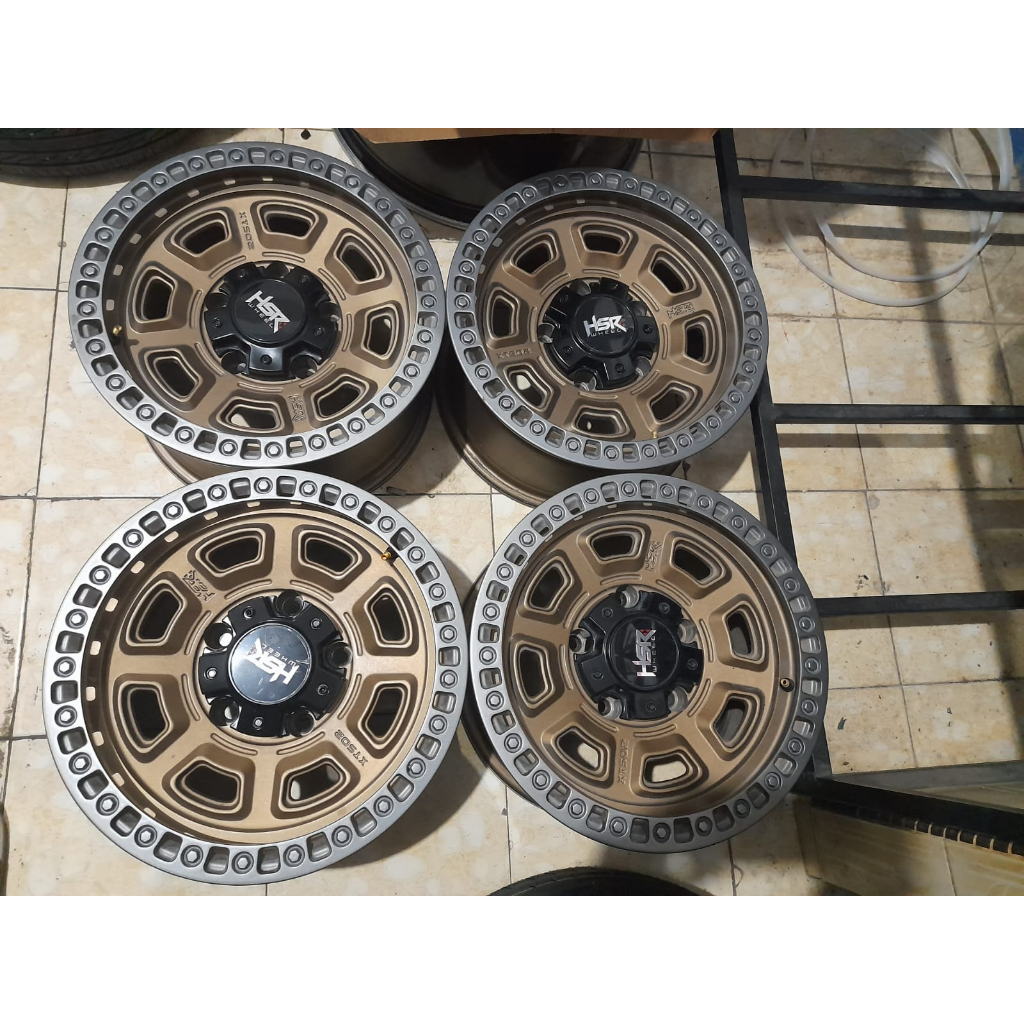 velg second hsr xts02 ring 15 cocok buat jimny,katana,tuff