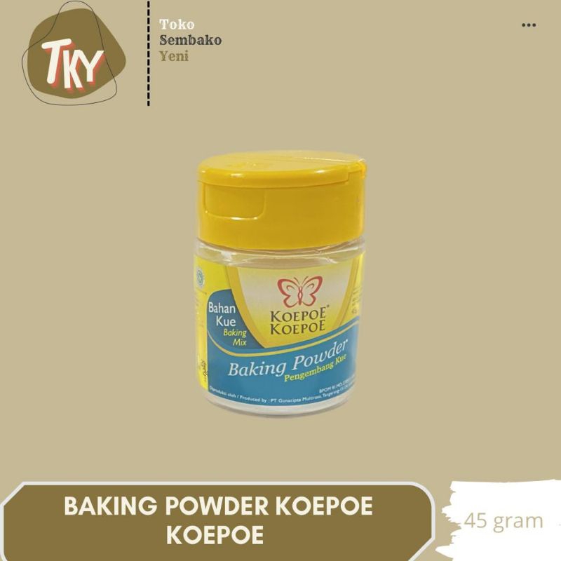 

Baking Powder Koepoe Koepoe 45 gram