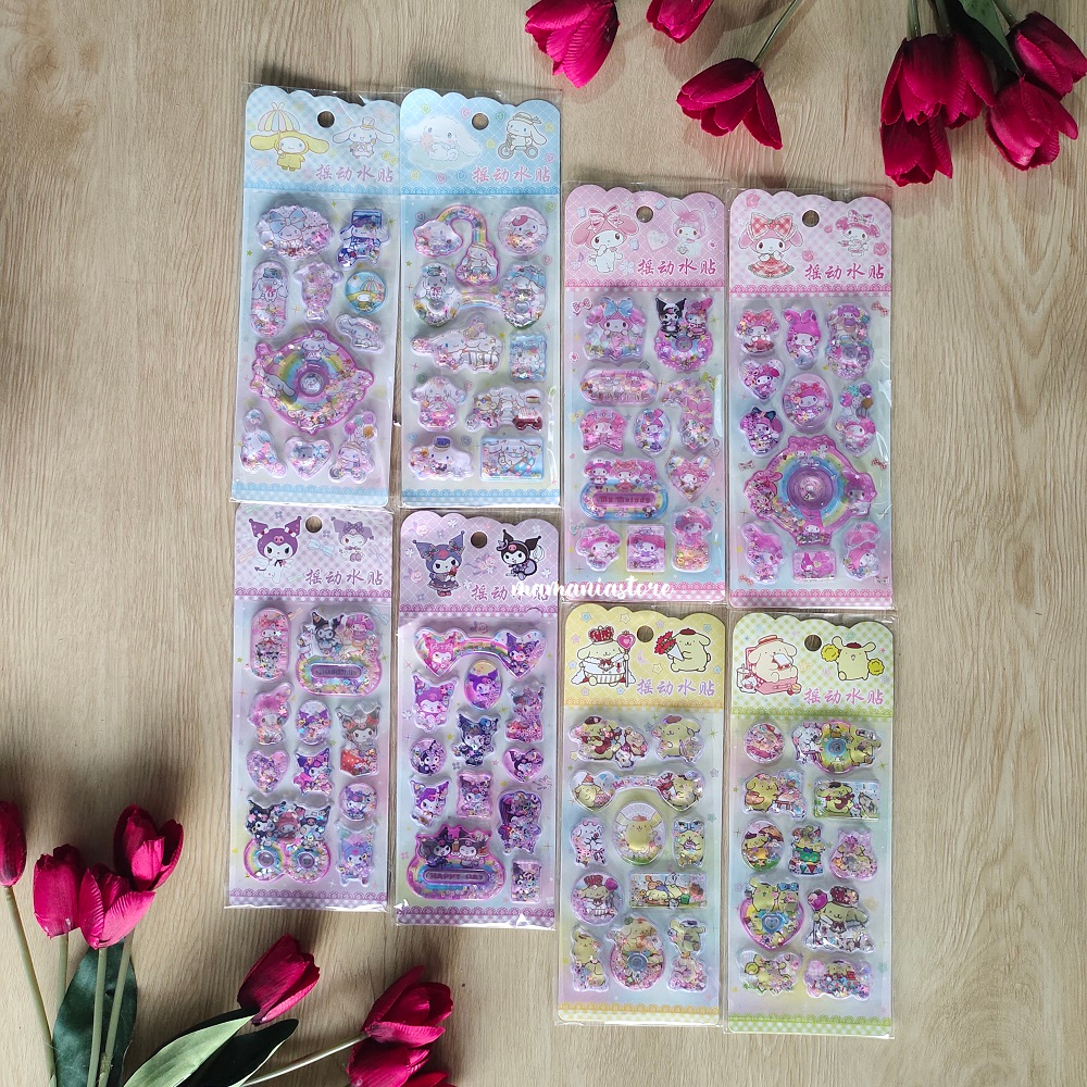 

STICKER DIY DECORATIVE TIMBUL 3D WATER SEAL KARAKTER SANRIO