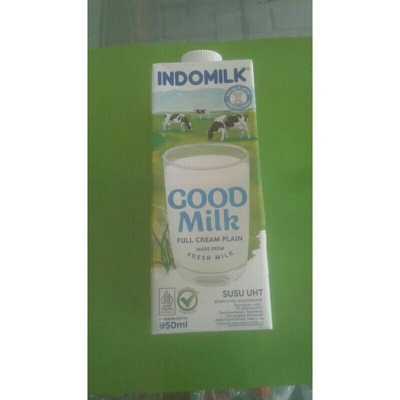 

Susu UHT Indomilk Full Cream Plain 1000ml