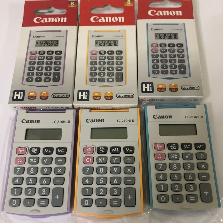 

Canon Lc-210Hi Iii Kalkulator - 8 Digit Handheld Lc 210Hi Iii