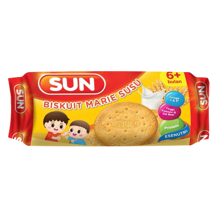 Sun Biskuit Marie Susu 150gr