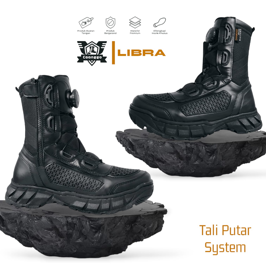 CAANGGO - Sepatu pdl pria LIBRA TALI PUTAR Original