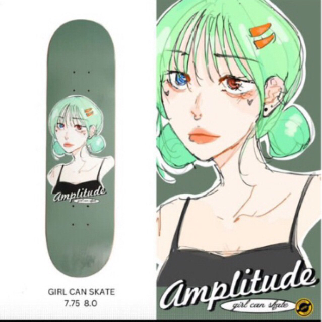 Amplitude Deck Girl Can Skate 8.0