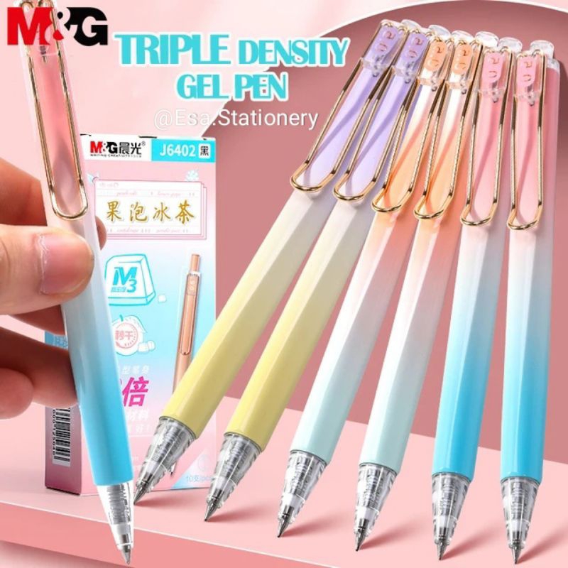 

M&G Triple Density Material Gel Pen 0.5mm Bullet Tip Retractable