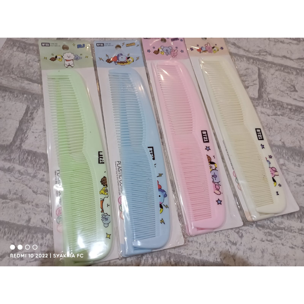 Sisir Rambut Set Isi 2 Karakter BT21