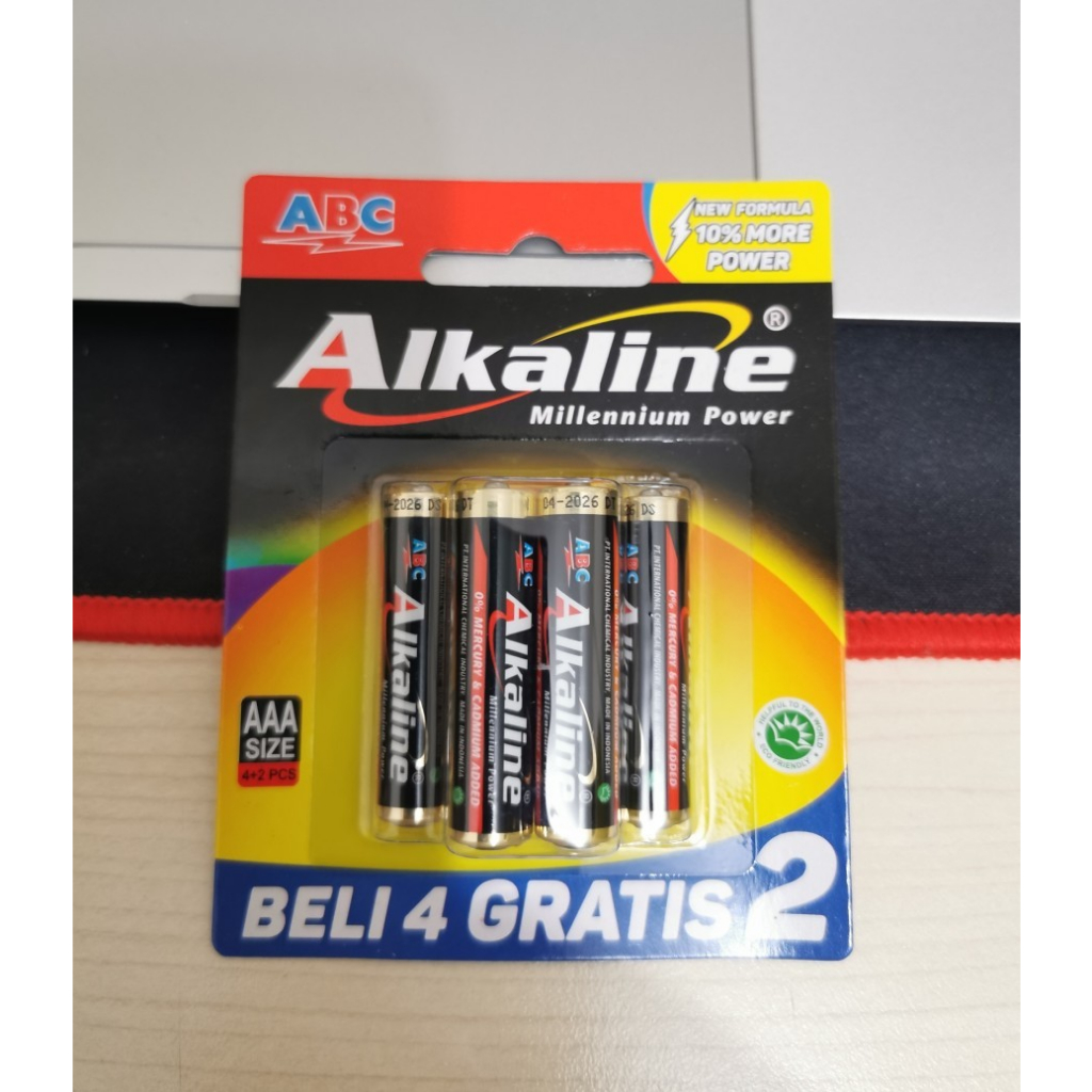 MH - Baterai Alkaline AA / AAA isi 6pcs - AA isi 6pcs