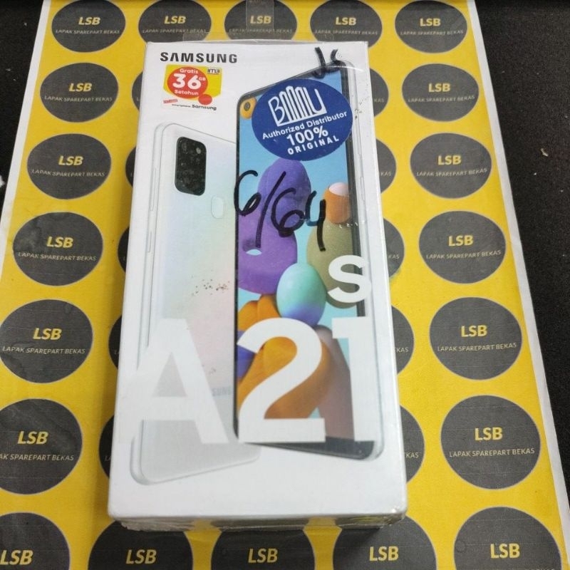 DUS BOX HANDPHONE SAMSUNG A21S A217F/DS ORIGINAL BEKAS