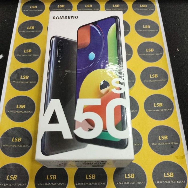 DUS BOX HANDPHONE SAMSUNG A50S A507F ORIGINAL BEKAS