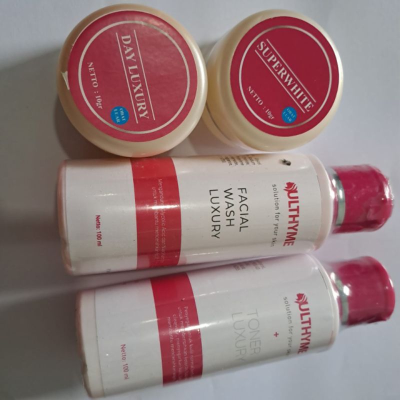 Ulthyme Skincare Paket Superwhitening