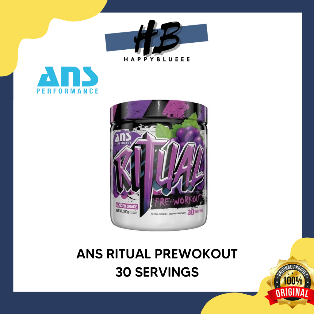 ANS RITUAL PREWORKOUT PRE WORKOUT PWO 30 SERVING