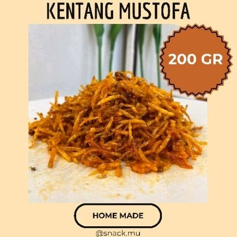 

200gr Kentang Mustofa Ori dan Balado daun jeruk