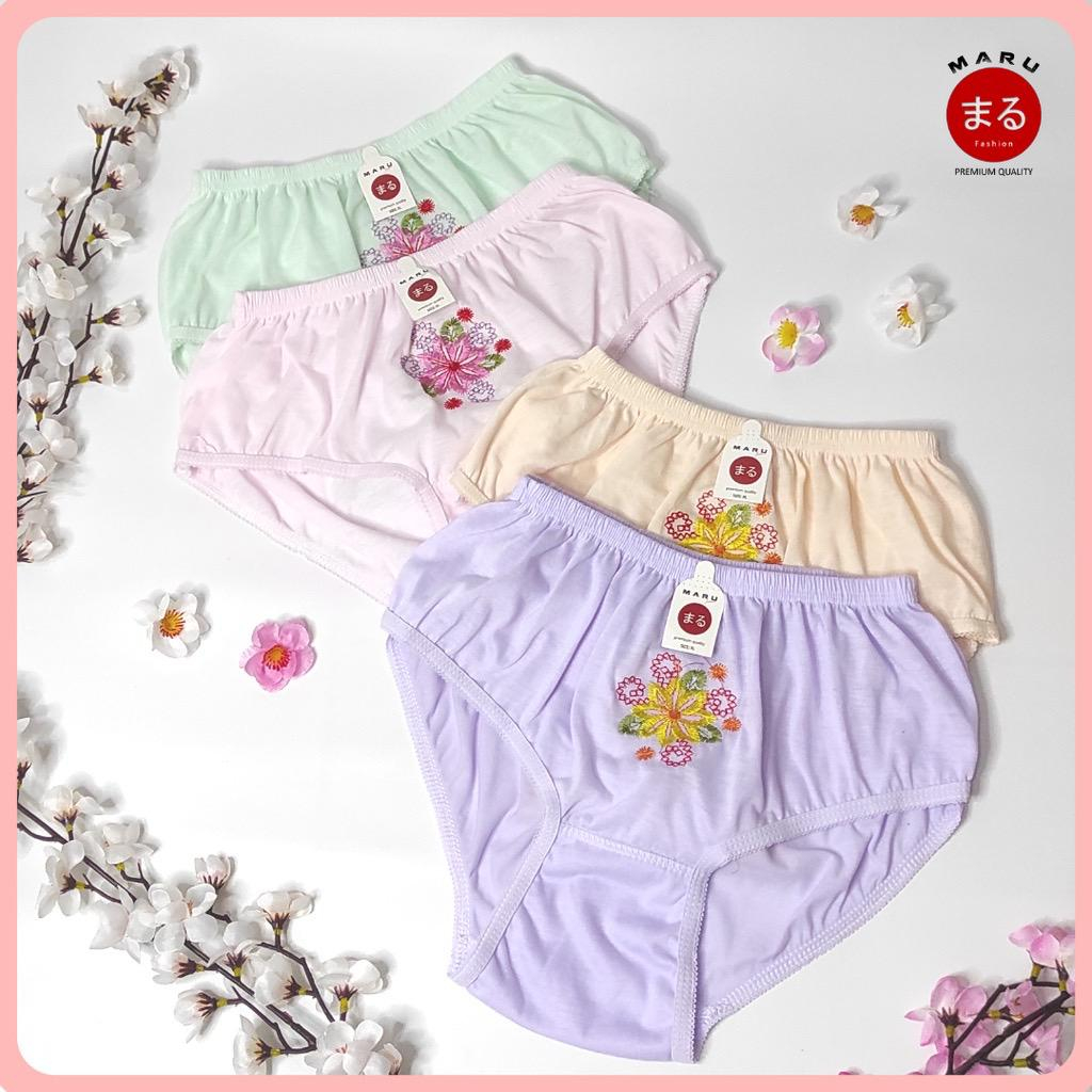 12 PCS ISHANA Celana dalam wanita dewasa Art BORDIR LOKAL TOKO KEANULOVA